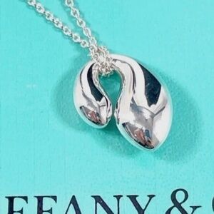 Tiffany & Co. Elsa Peretti Double Teardrop Necklace